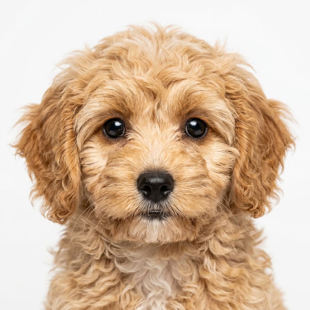 Cavapoochon growth chart showing weight milestones from puppy to fully grown adult dog
