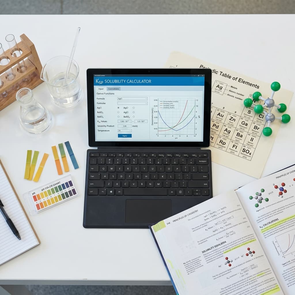 Chemistry calculators for kinetics and equilibrium on ToolsACE