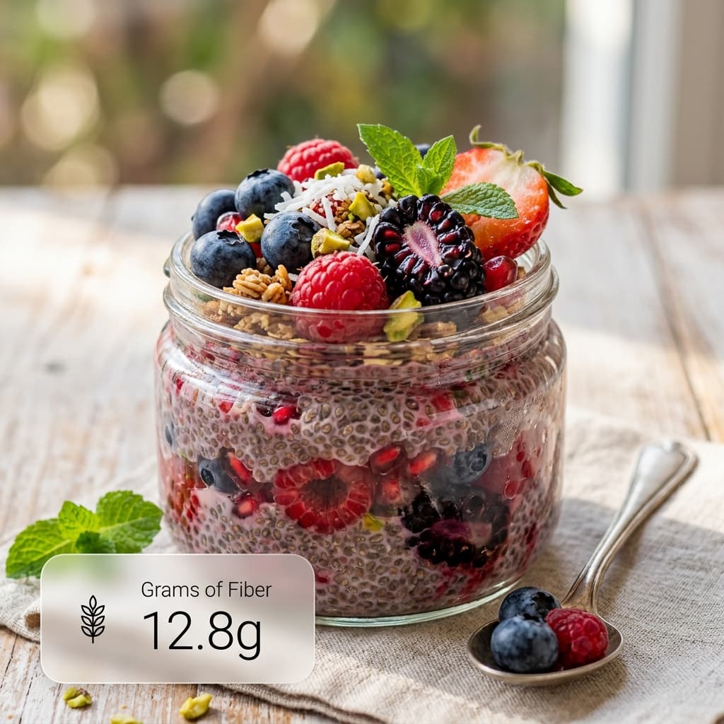 High fiber foods ranked by serving - legumes whole grains vegetables seeds for fibermaxxing