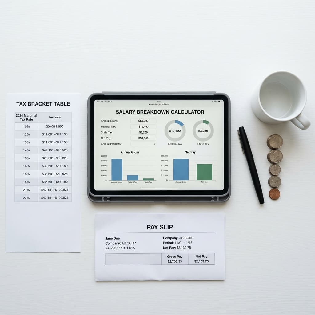 Tax and salary calculators on ToolsACE