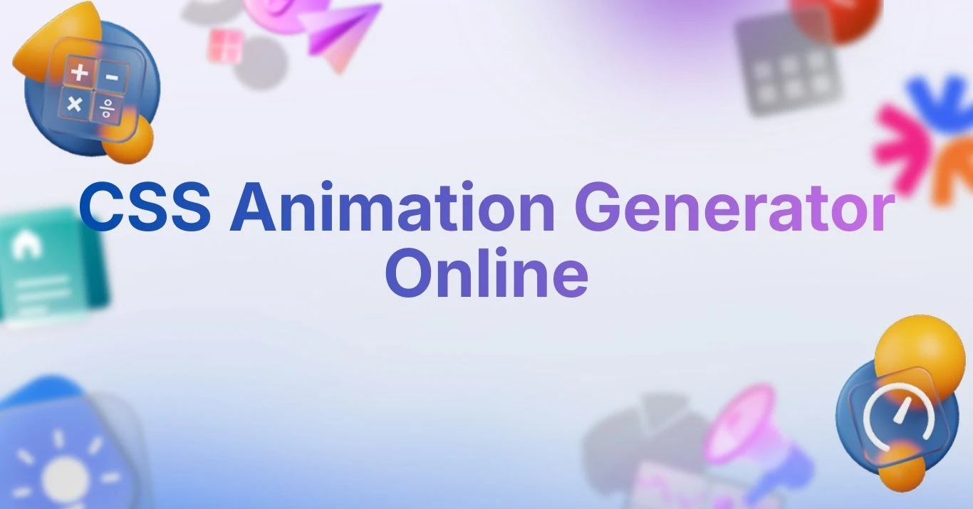 Css Animation Generator tool on toolsace.io Css Animation Generator tool interface with upload form on toolsace.io