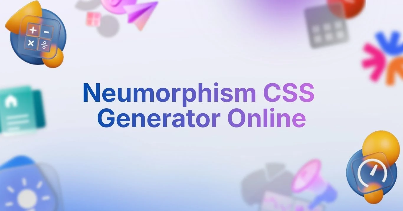 Neumorphism Generator tool on toolsace.io Neumorphism Generator tool interface with upload form on toolsace.io