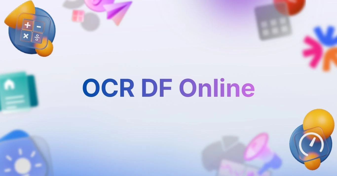 Ocr Pdf tool on toolsace.io Ocr Pdf tool interface with upload form on toolsace.io