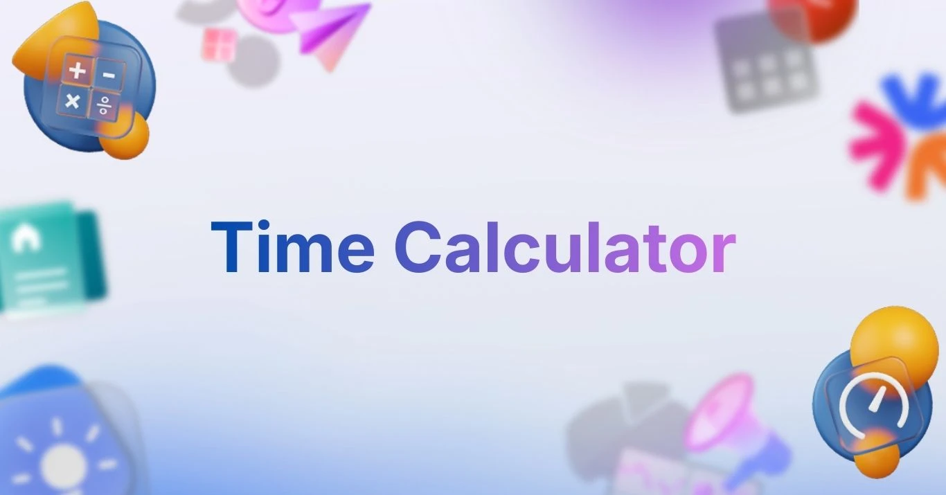 Time Calculator tool on toolsace.io Time Calculator tool interface with upload form on toolsace.io